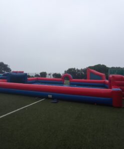 inflatable slippy soccer field